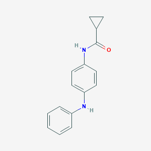 molecular formula C16H16N2O B322141 N-(4-anilinophenyl)cyclopropanecarboxamide 