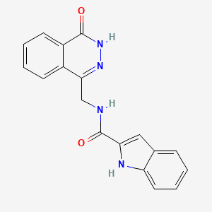 N-((4-oxo-3,4-dihydrophthalazin-1-yl)methyl)-1H-indole-2-carboxamide