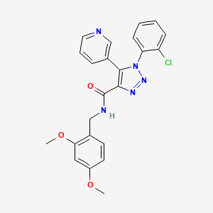 1-(2-chlorophenyl)-N-(2,4-dimethoxybenzyl)-5-(pyridin-3-yl)-1H-1,2,3-triazole-4-carboxamide