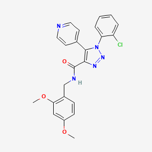 4-[3-(4-fluorobenzyl)-2-oxoimidazolidin-1-yl]-N-(tetrahydrofuran-2-ylmethyl)piperidine-1-carboxamide