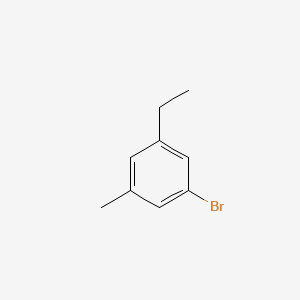 molecular formula C9H11B B3221743 3-Bromo-5-ethyltoluene CAS No. 1208075-19-7
