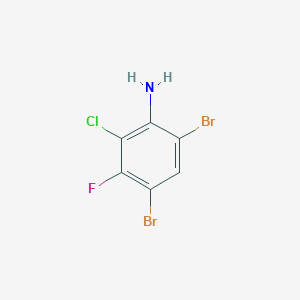 4,6-Dibromo-2-chloro-3-fluoroaniline