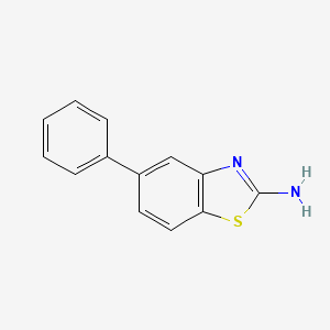 molecular formula C13H10N2S B3221884 2-Benzothiazolamine, 5-phenyl- CAS No. 1208394-99-3