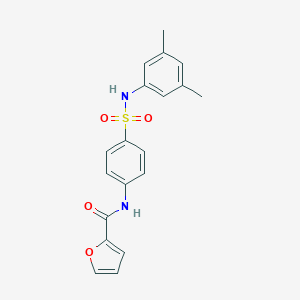 molecular formula C19H18N2O4S B322190 N-{4-[(3,5-dimethylanilino)sulfonyl]phenyl}-2-furamide 