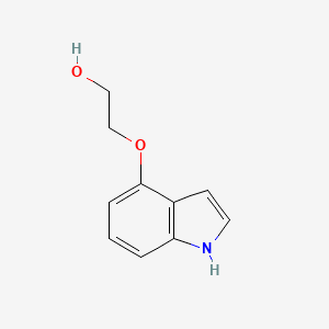 molecular formula C10H11NO2 B3221909 2-((1H-Indol-4-yl)oxy)ethanol CAS No. 1208935-09-4