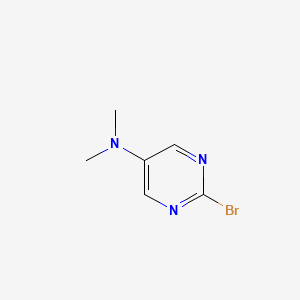 molecular formula C6H8BrN3 B3221927 2-Bromo-N,N-dimethylpyrimidin-5-amine CAS No. 1209458-17-2