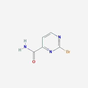 molecular formula C5H4BrN3O B3221934 2-Bromopyrimidine-4-carboxamide CAS No. 1209458-85-4