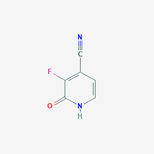 molecular formula C6H3FN2O B3221987 3-Fluoro-2-hydroxy-isonicotinonitrile CAS No. 1210041-68-1
