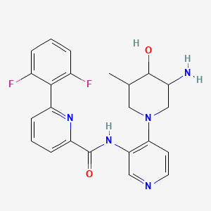molecular formula C23H23F2N5O2 B3222007 Lgb-321;lgb 321 CAS No. 1210415-88-5