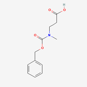 molecular formula C12H15NO4 B3222076 3-(((苄氧羰基)(甲基)氨基)丙酸 CAS No. 121148-97-8
