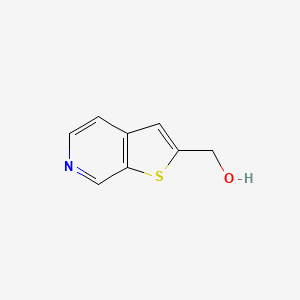 molecular formula C8H7NOS B3222080 {Thieno[2,3-c]pyridin-2-yl}methanol CAS No. 1211505-65-5