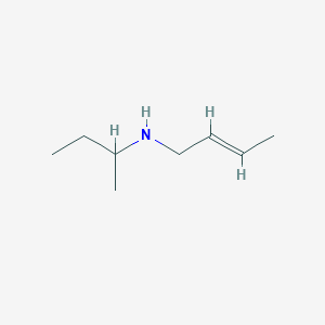 molecular formula C8H17N B3222237 (2E)-2-buten-1-yl(sec-butyl)amine CAS No. 1212007-08-3