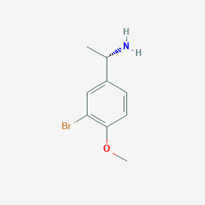 (1S)-1-(3-bromo-4-methoxyphenyl)ethanamine