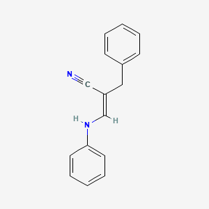 (E)-2-benzyl-3-(phenylamino)acrylonitrile