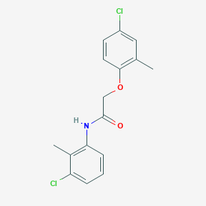 molecular formula C16H15Cl2NO2 B322231 2-(4-chloro-2-methylphenoxy)-N-(3-chloro-2-methylphenyl)acetamide 