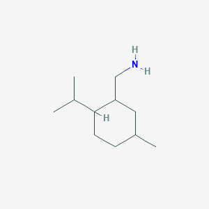 molecular formula C11H23N B3222316 [5-Methyl-2-(propan-2-yl)cyclohexyl]methanamine CAS No. 1212822-82-6