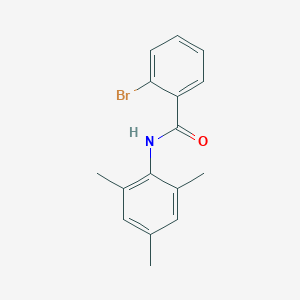 molecular formula C16H16BrNO B322232 2-bromo-N-(2,4,6-trimethylphenyl)benzamide 