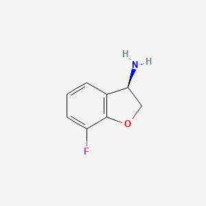 (3R)-7-Fluoro-2,3-dihydro-1-benzofuran-3-amine