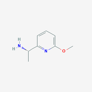 molecular formula C8H12N2O B3222494 (s)-1-(6-Methoxypyridin-2-yl)ethanamine CAS No. 1213469-14-7