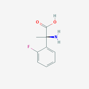 molecular formula C9H10FNO2 B3222549 (R)-2-Amino-2-(2-fluorophenyl)propanoic acid CAS No. 1213572-60-1