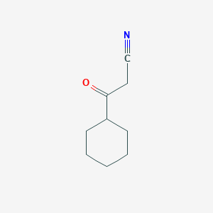 molecular formula C9H13NO B032226 3-环己基-3-氧代丙腈 CAS No. 62455-70-3
