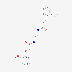 2-(2-methoxyphenoxy)-N-[2-[[2-(2-methoxyphenoxy)acetyl]amino]ethyl]acetamide