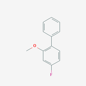 molecular formula C13H11FO B3222746 4-氟-2-甲氧基联苯 CAS No. 1214387-67-3