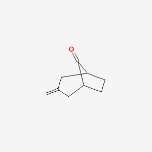 molecular formula C9H12O B3222793 3-Methylidenebicyclo[3.2.1]octan-8-one CAS No. 121506-80-7