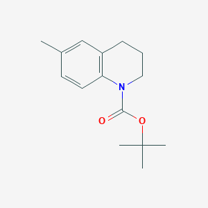 molecular formula C15H21NO2 B3223034 tert-Butyl 6-methyl-3,4-dihydroquinoline-1(2H)-carboxylate CAS No. 121671-84-9