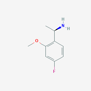 molecular formula C9H12FNO B3223177 (R)-1-(4-Fluoro-2-methoxyphenyl)ethanamine CAS No. 1217451-76-7