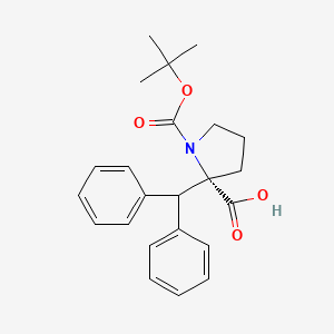 Boc-(S)-alpha-benzhydryl-proline
