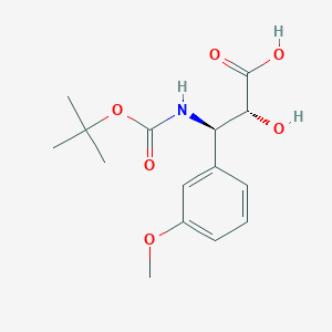 (2R,3R)-3-((tert-Butoxycarbonyl)amino)-2-hydroxy-3-(3-methoxyphenyl)propanoic acid