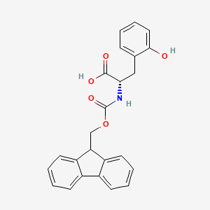 molecular formula C24H21NO5 B3223276 Fmoc-2-hydroxy-L-phenylalanine CAS No. 1217697-92-1