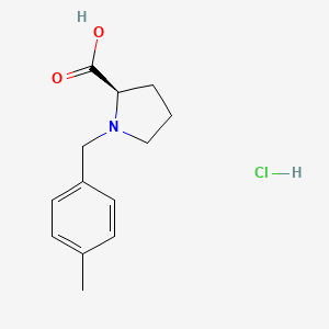 (R)-1-(4-Methylbenzyl)pyrrolidine-2-carboxylic acid hydrochloride