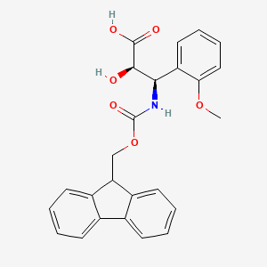 (2R,3R)-3-((((9H-Fluoren-9-yl)methoxy)carbonyl)amino)-2-hydroxy-3-(2-methoxyphenyl)propanoic acid