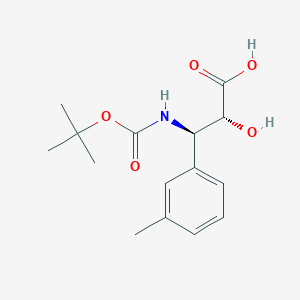 (2R,3R)-3-((tert-Butoxycarbonyl)amino)-2-hydroxy-3-(m-tolyl)propanoic acid