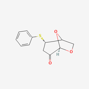 (2S,5R)-2-Phenylsulfanyl-6,8-dioxabicyclo[3.2.1]octan-4-one