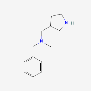 molecular formula C13H20N2 B3223589 Benzyl-methyl-pyrrolidin-3-ylmethyl-amine CAS No. 1220023-77-7