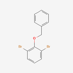 molecular formula C13H10Br2O B3223612 2-(苄氧基)-1,3-二溴苯 CAS No. 122110-76-3