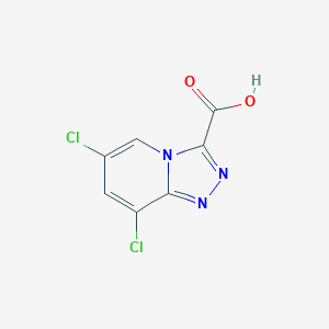 molecular formula C7H3Cl2N3O2 B3223661 6,8-Dichloro-[1,2,4]triazolo[4,3-a]pyridine-3-carboxylic acid CAS No. 1221723-95-0