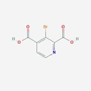 molecular formula C7H4BrNO4 B3223677 3-Bromopyridine-2,4-dicarboxylic acid CAS No. 1222184-73-7