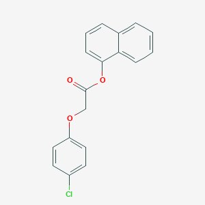 molecular formula C18H13ClO3 B322370 Naphthalen-1-yl (4-chlorophenoxy)acetate 