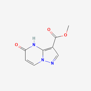 molecular formula C8H7N3O3 B3223788 Methyl 5-hydroxypyrazolo[1,5-a]pyrimidine-3-carboxylate CAS No. 1224944-45-9