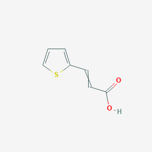 molecular formula C7H6O2S B032238 3-(2-噻吩基)丙烯酸 CAS No. 1124-65-8