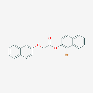 molecular formula C22H15BrO3 B322383 1-Bromo-2-naphthyl (2-naphthyloxy)acetate 