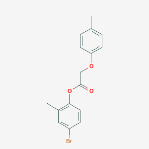 molecular formula C16H15BrO3 B322389 4-Bromo-2-methylphenyl (4-methylphenoxy)acetate 