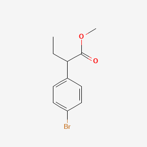 molecular formula C11H13BrO2 B3223919 Methyl 2-(4-bromophenyl)butanoate CAS No. 1226228-17-6
