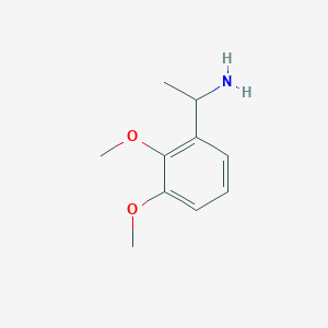 molecular formula C10H15NO2 B3224020 1-(2,3-Dimethoxyphenyl)ethanamine CAS No. 122670-44-4