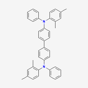 molecular formula C40H36N2 B3224125 N-[4-[4-(N-(2,4-dimethylphenyl)anilino)phenyl]phenyl]-2,4-dimethyl-N-phenylaniline CAS No. 122738-25-4