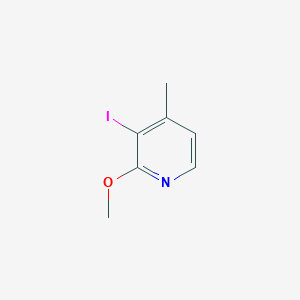 molecular formula C7H8INO B3224156 3-碘-2-甲氧基-4-甲基吡啶 CAS No. 1227515-15-2